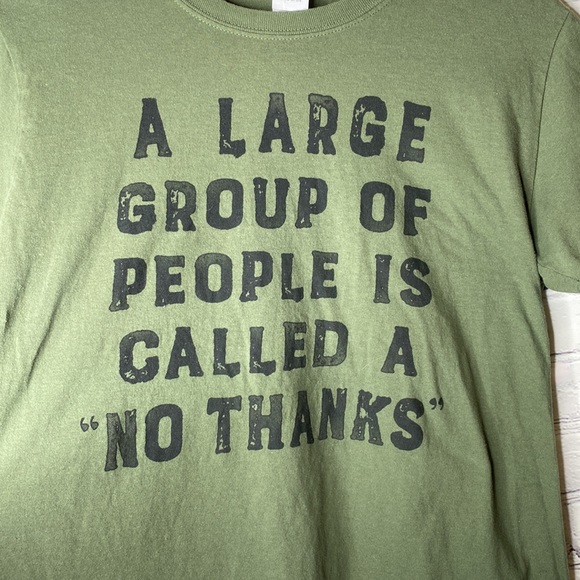 Gildan No Thanks Graphic Tee - Picture 2 of 5